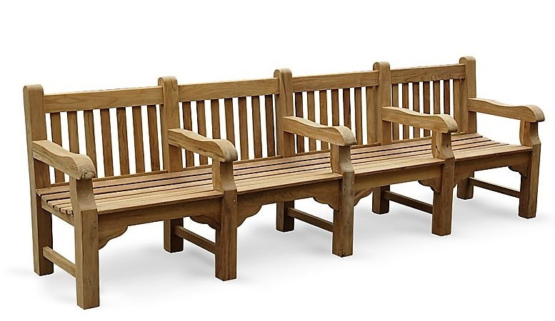 

Лавочка скамья со спинкой 2840 х 580 мм от производителя Garden park bench 24