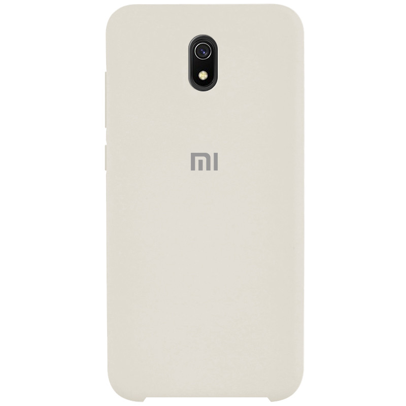 

Чехол силиконовый противоударный Silicone Cover (AA) для Xiaomi Redmi 8a, Бежевый / antigue white