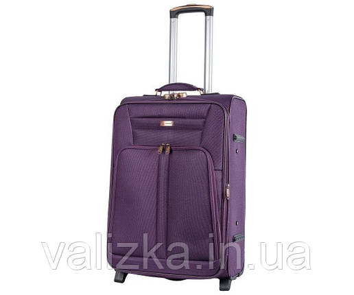 Текстильний валізу середній YADIHAOBIN на двох колесах фіолетовий, фото 2