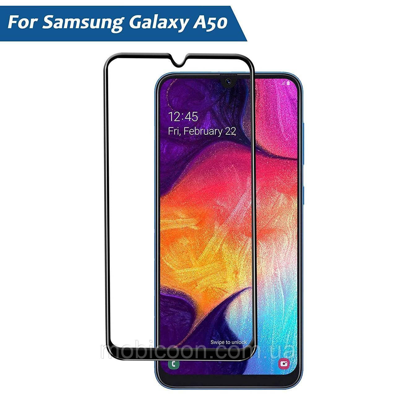 

Защитное стекло Premium Tempered Glass 5D для Samsung Galaxy A50 2019 A505