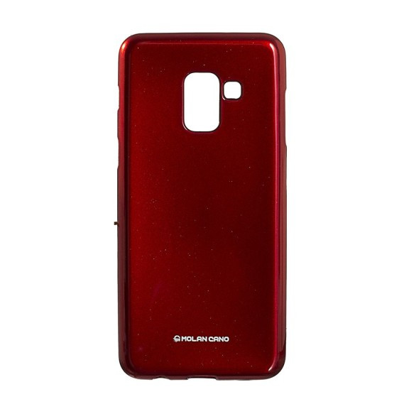 

Силиконовый чехол Molan Shining для Samsung Galaxy A530 A8 2018, Серебряный|darkred