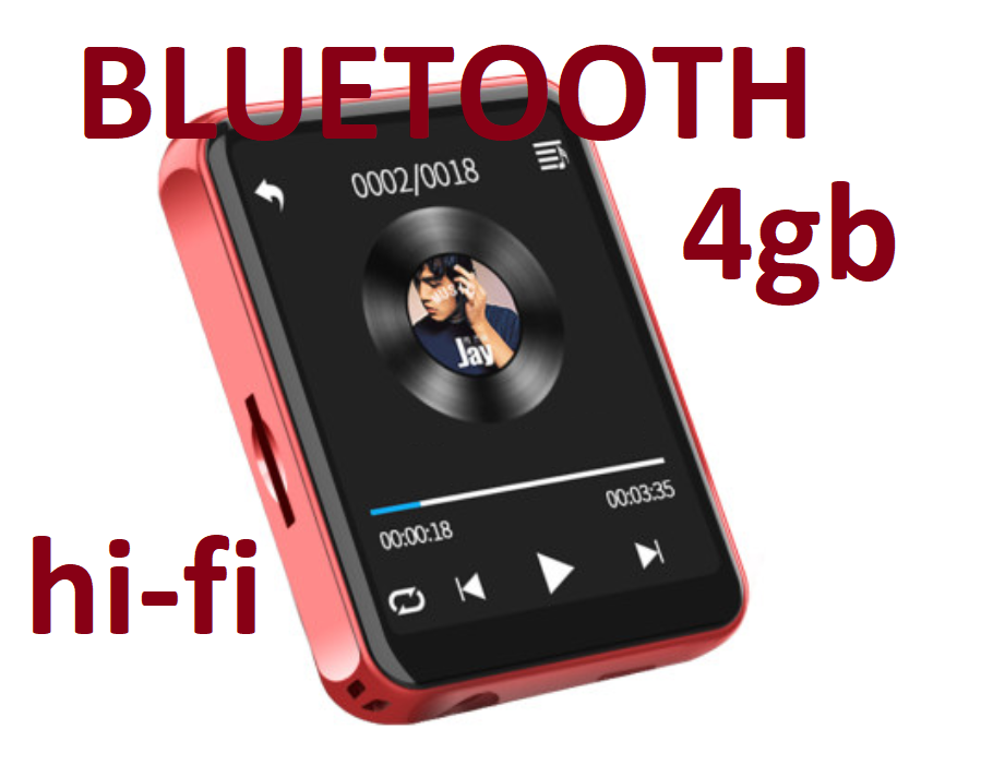 Плеер Mp3 Ruizu M4 Pro  Bluetooth HI FI 4Gb сенсорный с внешним динами