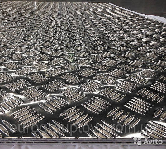 Лист алюминиевый рифленый 1,5 мм (1000х2000 мм)