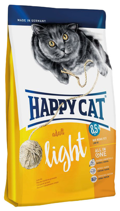 

Корм Happy Cat Supreme Adult Light 4 кг - диетический для котов с избыточным весом (Хэппи Кет)