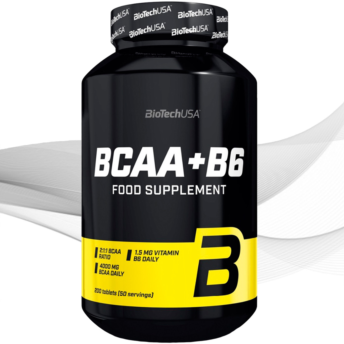 

Аминокислоты БЦАА BioTech BCAA+B6 200 tabl