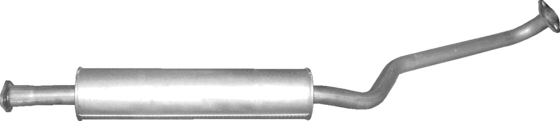 

Резонатор Ниссан Примера (Nissan Primera) 02-07 1.8i 16V kat (15.38) Polmostrow алюминизированный