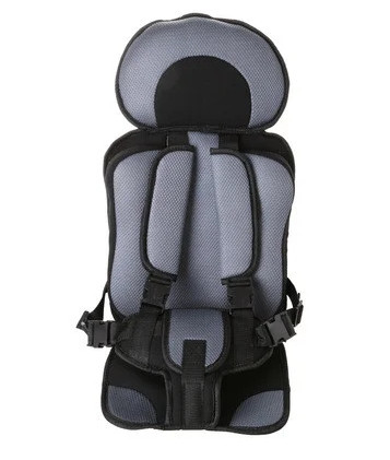 

Бескаркасное автокресло детское в машину Child Car Seat Серый/черный, Темно-серый