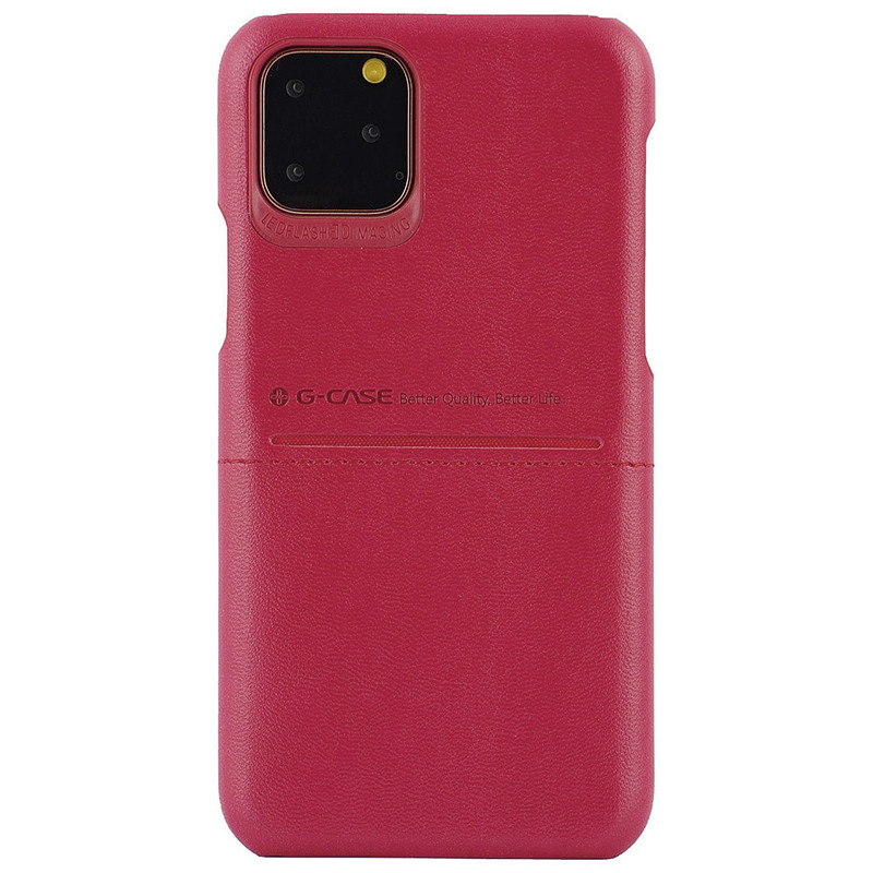 

Кожаная накладка G-Case Cardcool Series для Apple iPhone 11 Pro (5.8, Красный