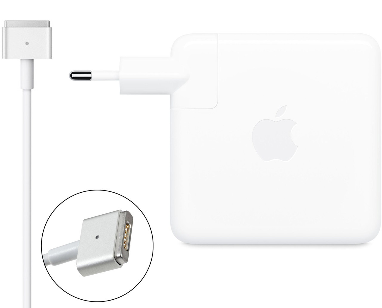 

Блок питания Apple для ноутбука Macbook 14.85V 45W 3.05A (MD592) ADP-45GD MagSafe 2 T pin (58422)