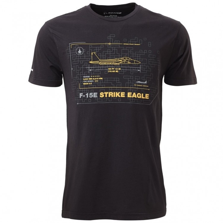 

Футболка Boeing F-15E Strike Eagle Schematics T-Shirt