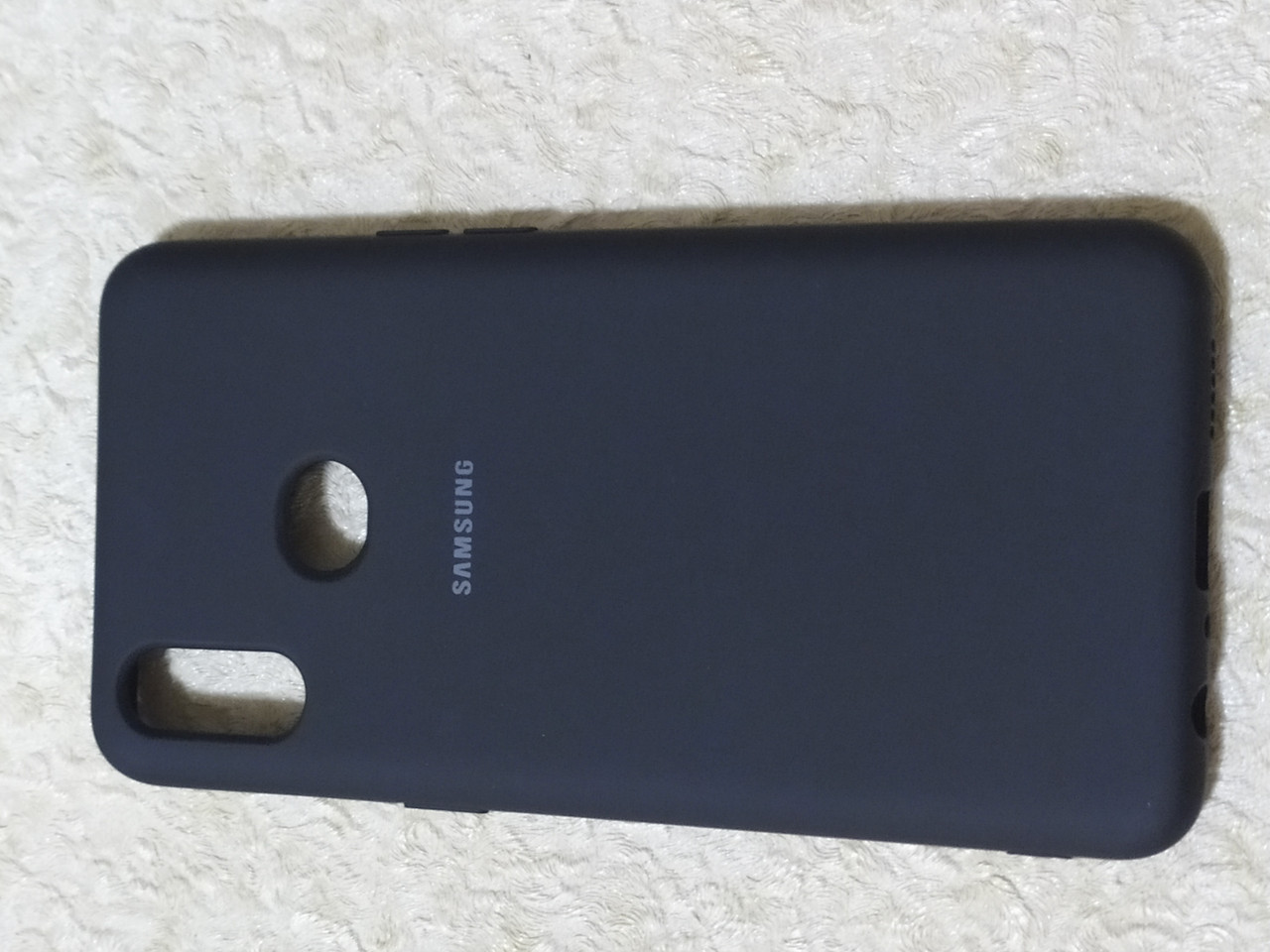 Накладка   Silicon Cover full   для  Samsung A10s    (черный)