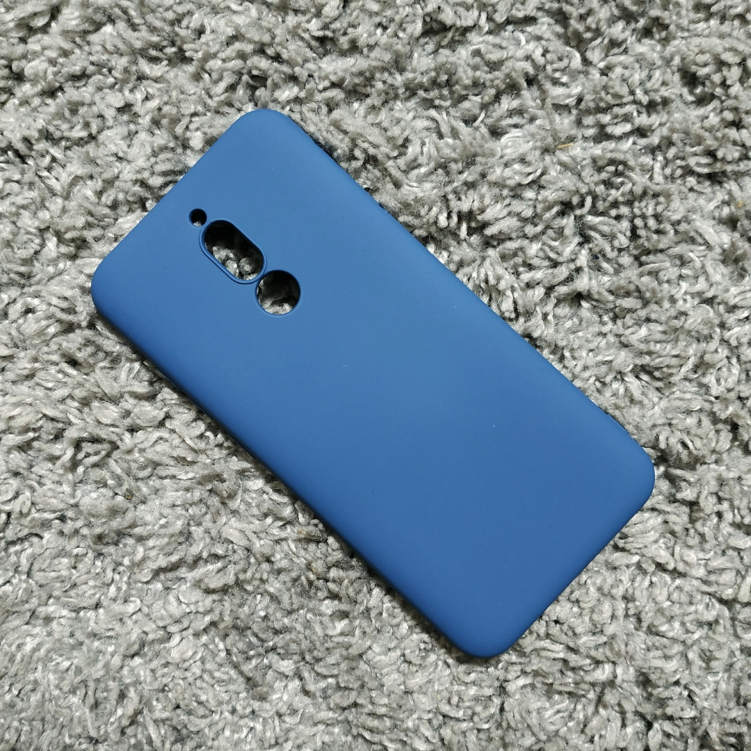 

Силиконовый чехол с микрофиброй для Xiaomi Redmi 8 , синий