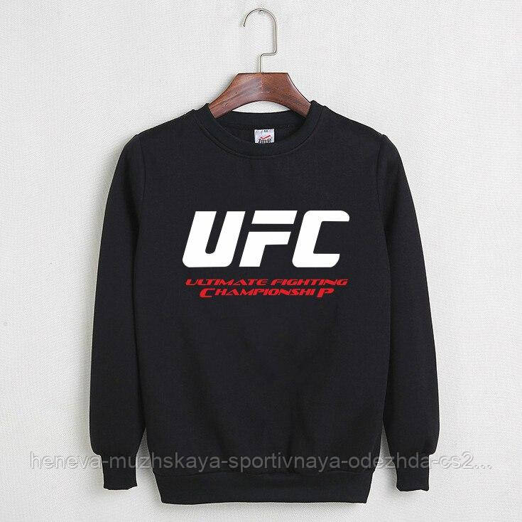 

Свитшот UFC Теплый (На флисе) XXL, Черный