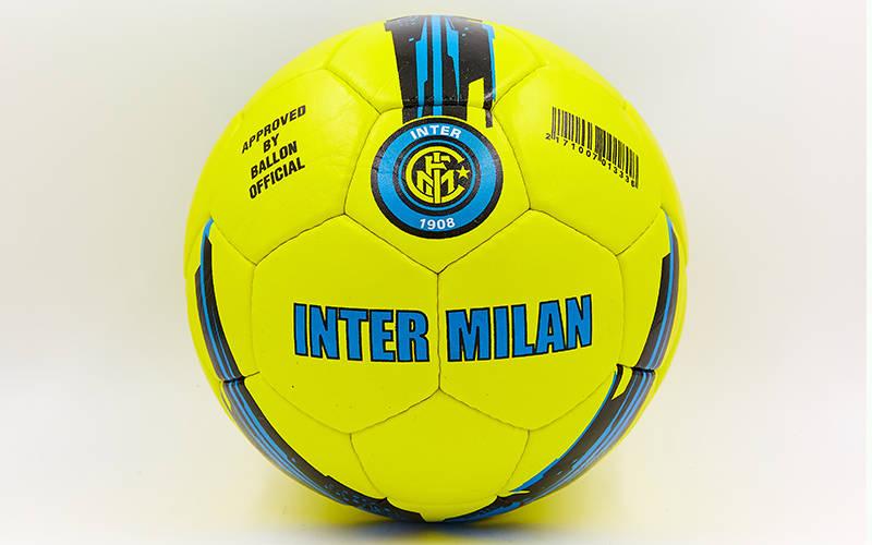 

Мяч футбольный Profi Grippy №5 Inter Milan FC 6714 Yellow-Blue-Black