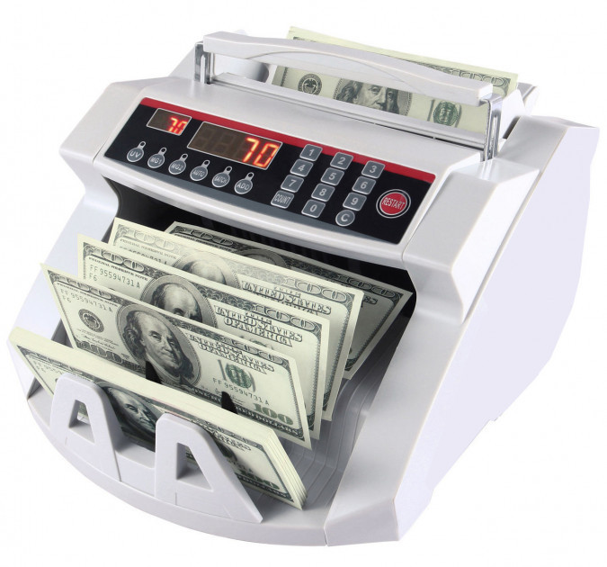 Счетчик банкнот Bill Counter 2108 c детектором UV | cчетная машинка + детектор валют