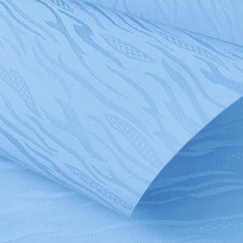 Рулонные шторы Lazur. Тканевые ролеты Лазурь (Ван Гог) Голубой 2074, 130