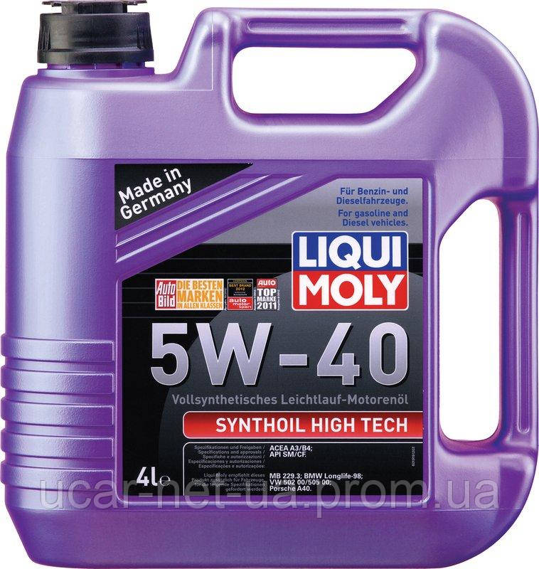 

Моторное масло Liqui Moly Synthoil High Tech 5W-40, 4 л (1915)