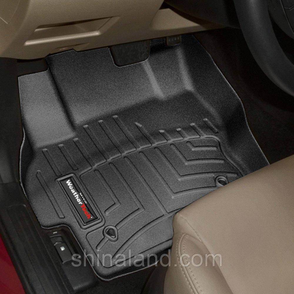 

Коврики в салон Mazda 3 (BL) 2009 - 2013 черные, Tri-Extruded (WeatherTech) - передний ряд, Черный