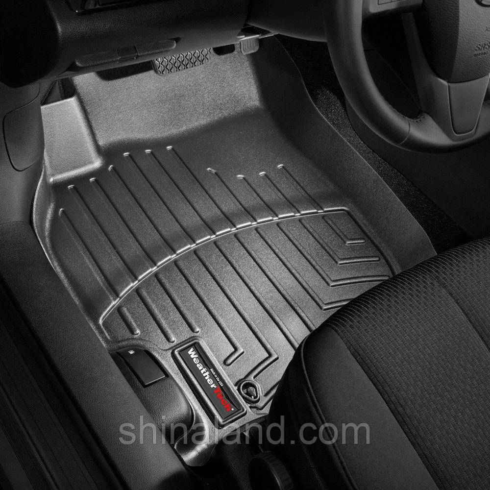 

Коврики в салон Mazda 6 II (GH) (рестайлинг) 2010 - 2013 черные, Tri-Extruded (WeatherTech) - передний ряд