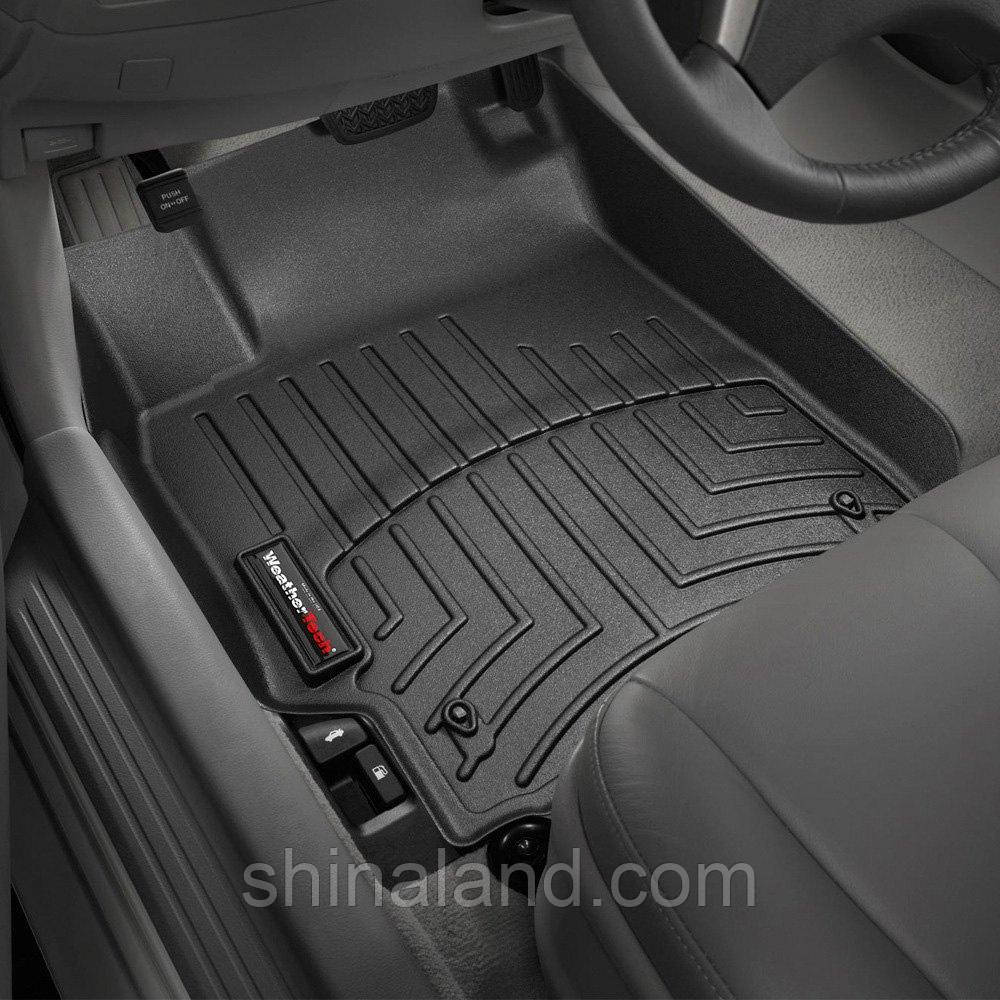 

Коврики в салон Toyota Camry VI (XV40) 2006 - 2011 черные, Tri-Extruded (WeatherTech) - передний ряд