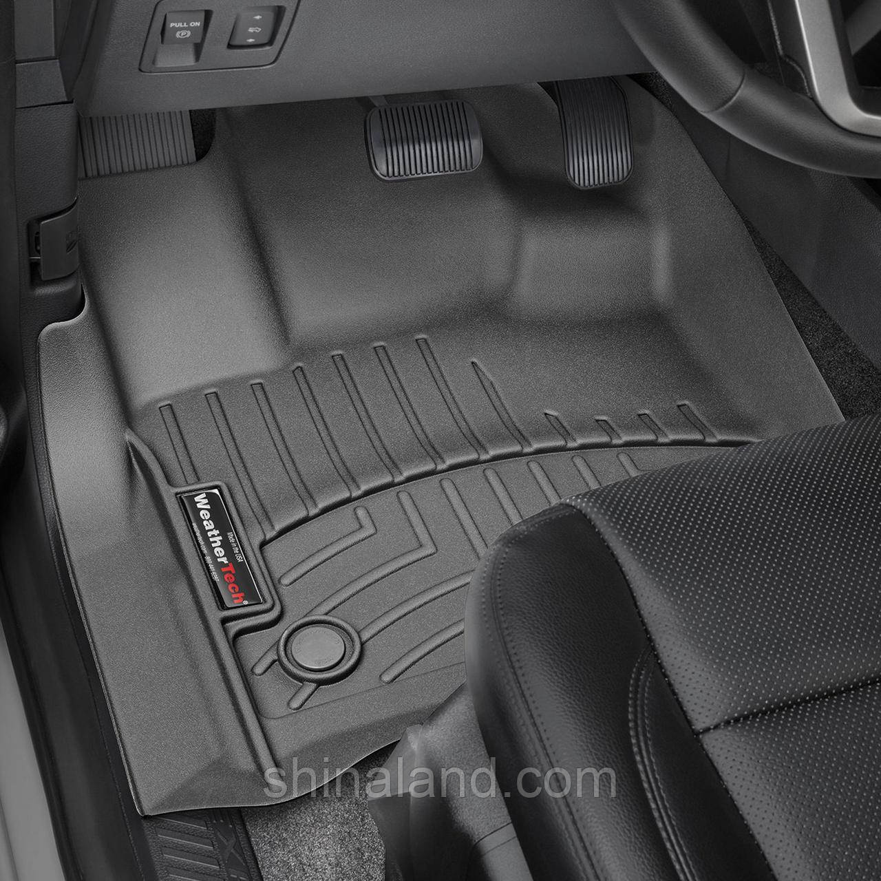 

Коврики в салон Ford Expedition IV / Lincoln Navigator IV 2018 - черные, Tri-Extruded (WeatherTech) - передний, Черный