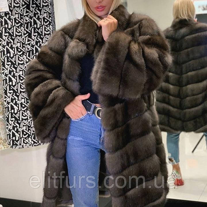 

Шуба шикарная из меха соболя
