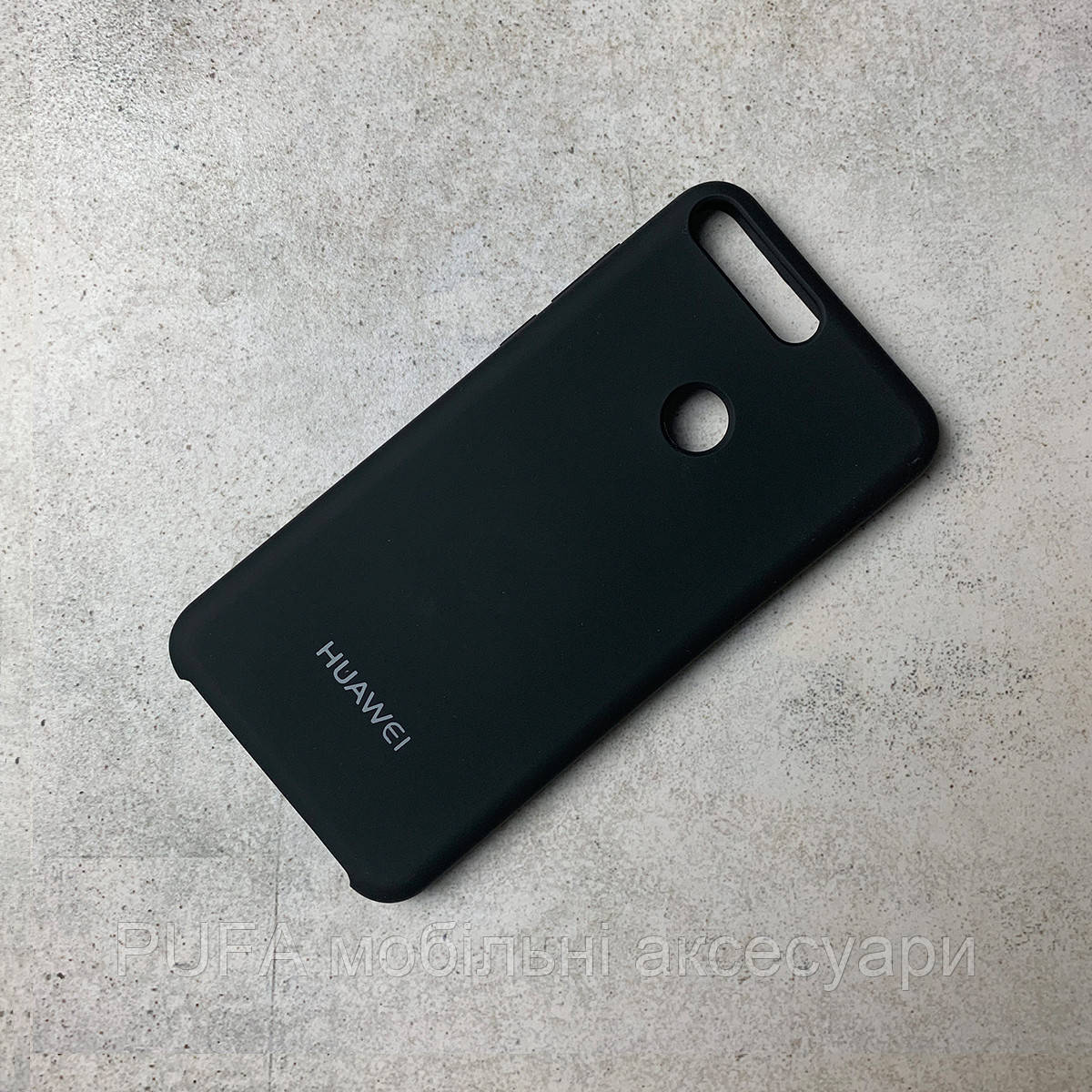 

Чохол-накладка Silk Silicon Case Huawei Y7 2018/Y7 prime 2018 Black, Черный