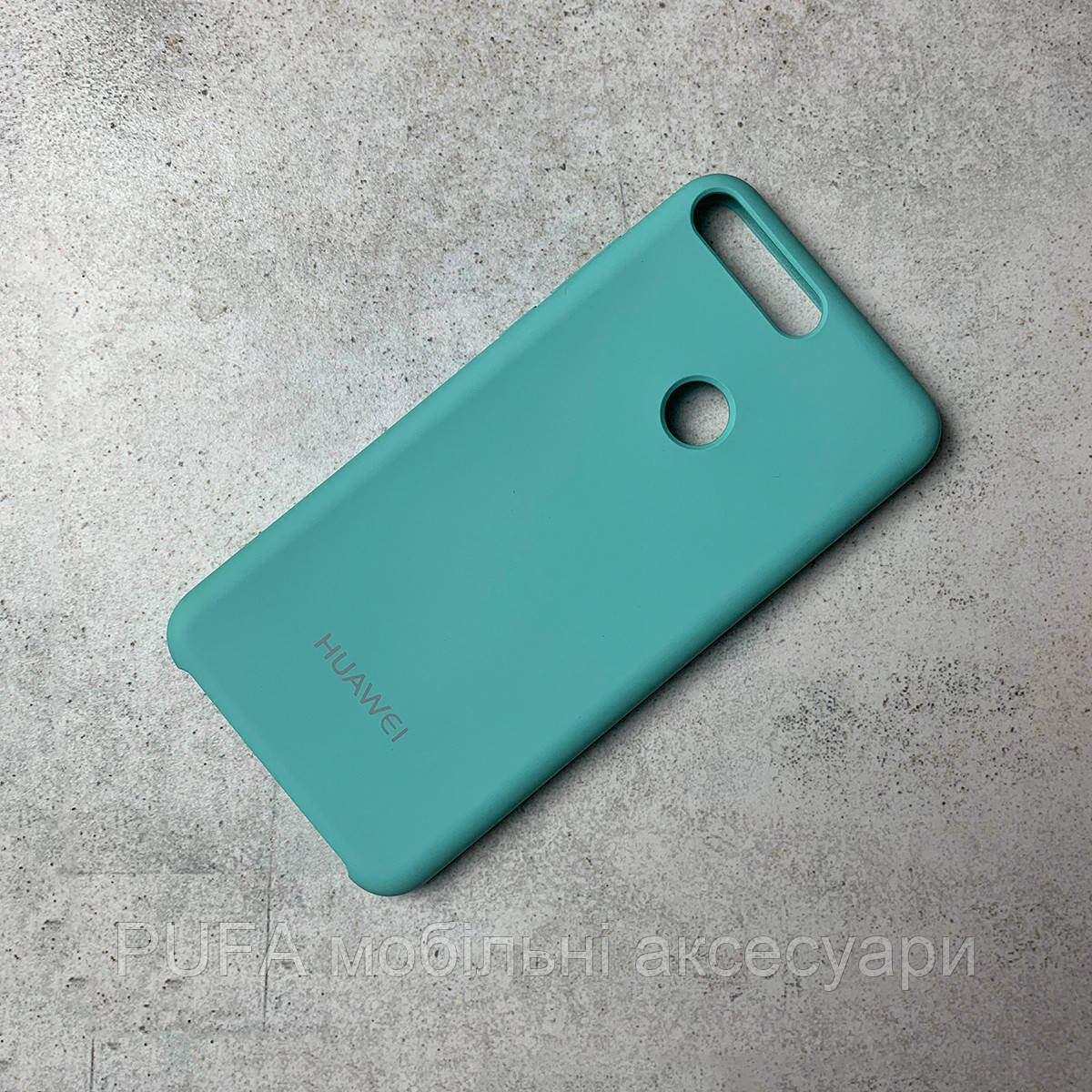 

Чохол-накладка Silk Silicon Case Huawei Y7 2018/Y7 prime 2018 Turquoise, Бирюзовый