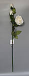 Штучна троянда-гілка, тканина,пластик, 73 см, білий (630058), фото 4