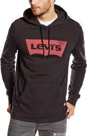 

Мужская толстовка, худи, кенгурушка Levis (Левис) S, Черный