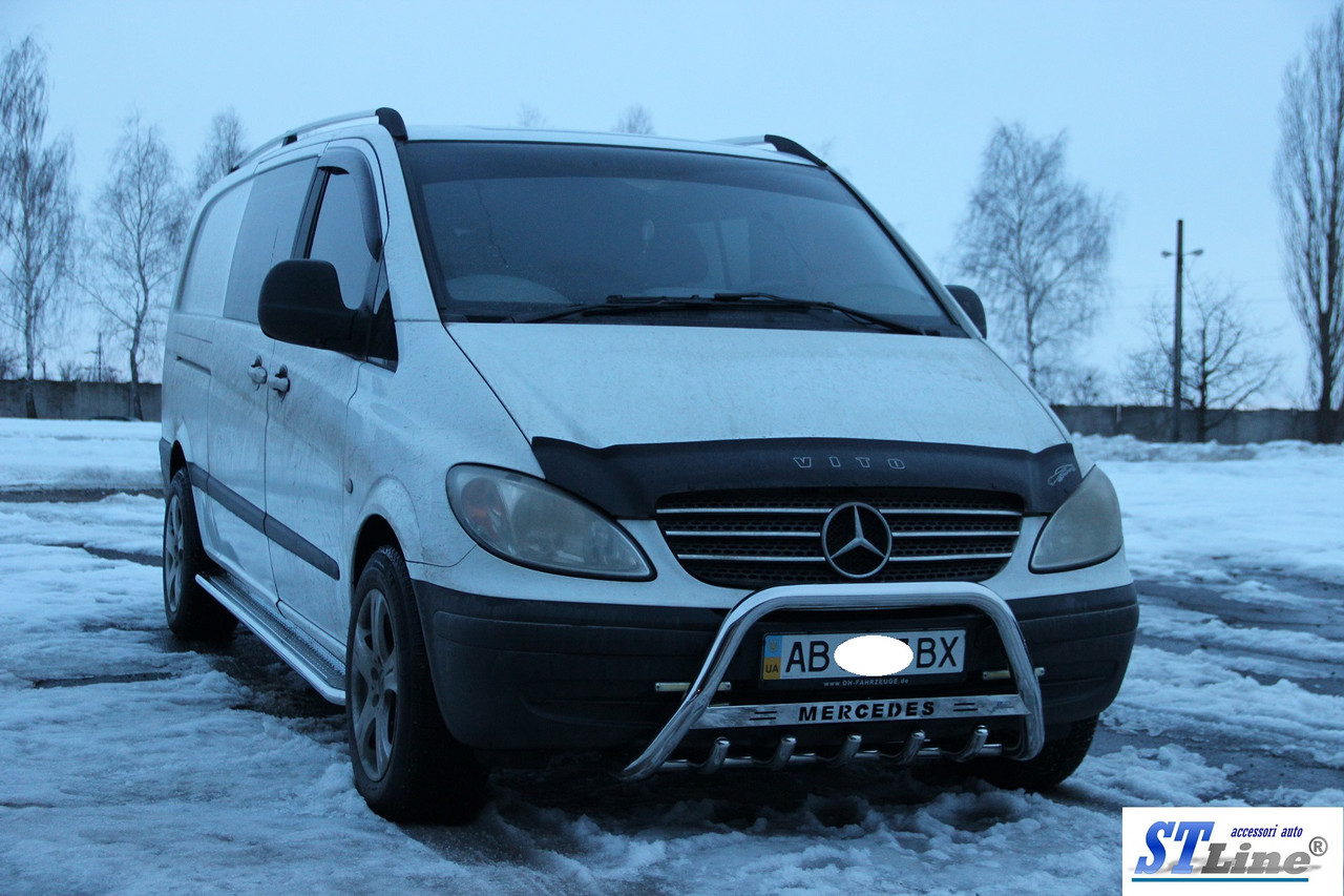 

Кенгурятник Mercedes Vito (04-09) защита переднего бампера кенгурятники на для Мерседес Вито Mercedes Vito (04-09) d60х1,6мм