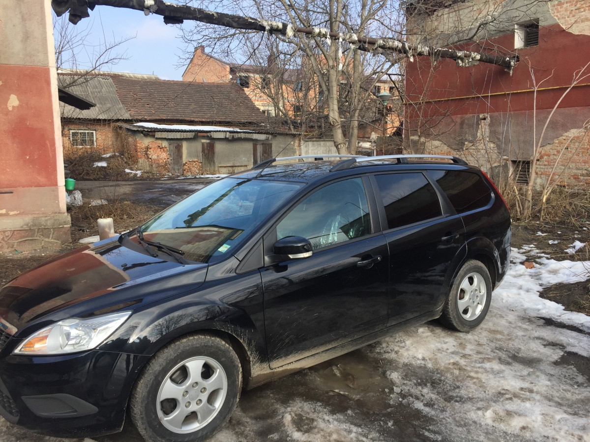 

Рейлинги алюминиевые (Caravan, хром) Ford Focus II 2008-2011 гг.