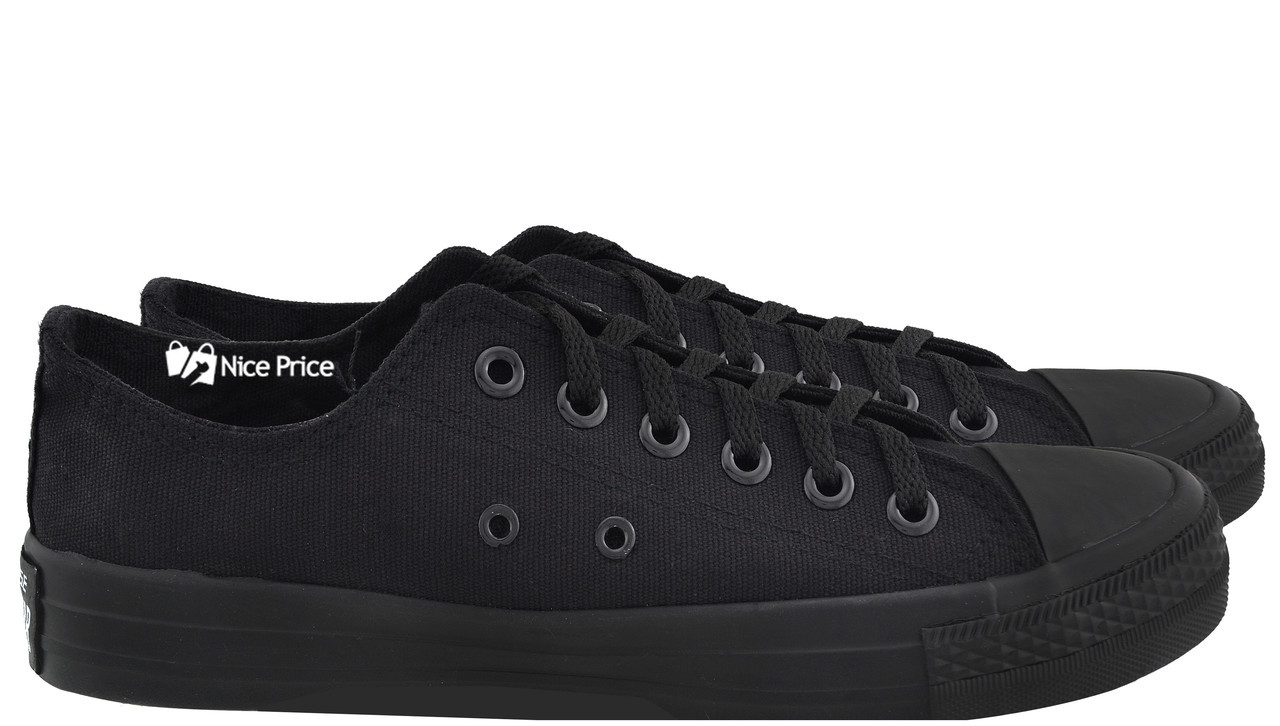 

Кеды Converse All Stars Black Monochrome Low M5039 (черные) 35