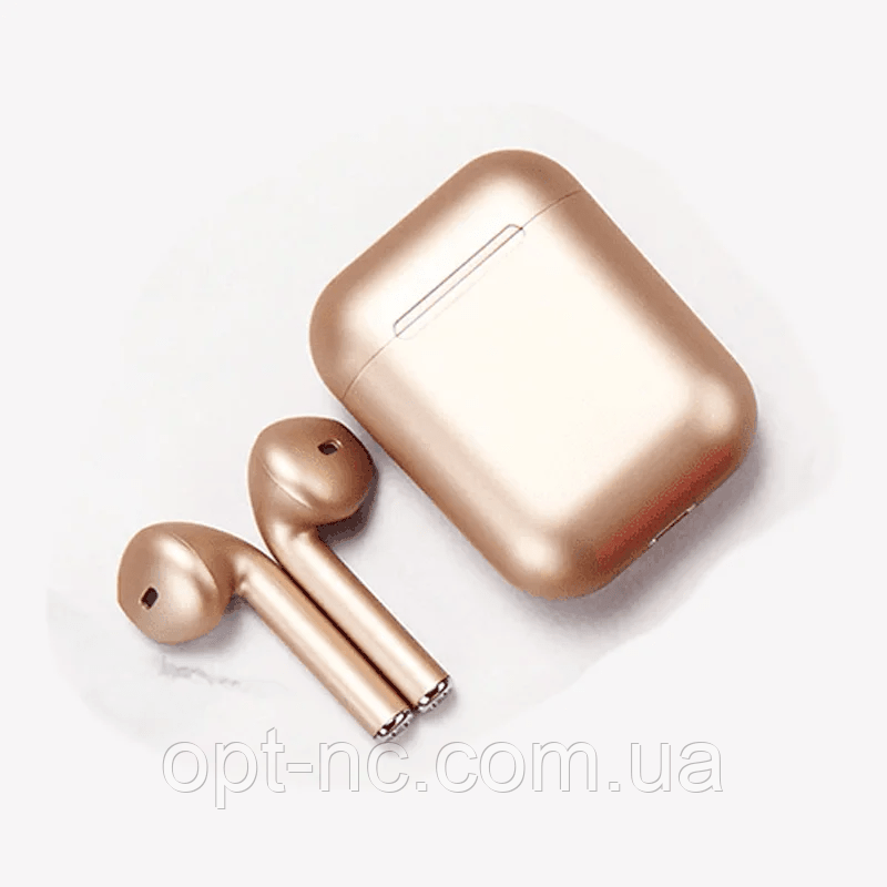 

Беспроводные наушники TWS inPods12 Macaron Metallic JKR | Touch Sensor + PopUp Розовое золото