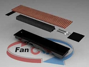 

Внутрипольный конвектор FanCOiL с естественной конвекцией FC 09 plus mini