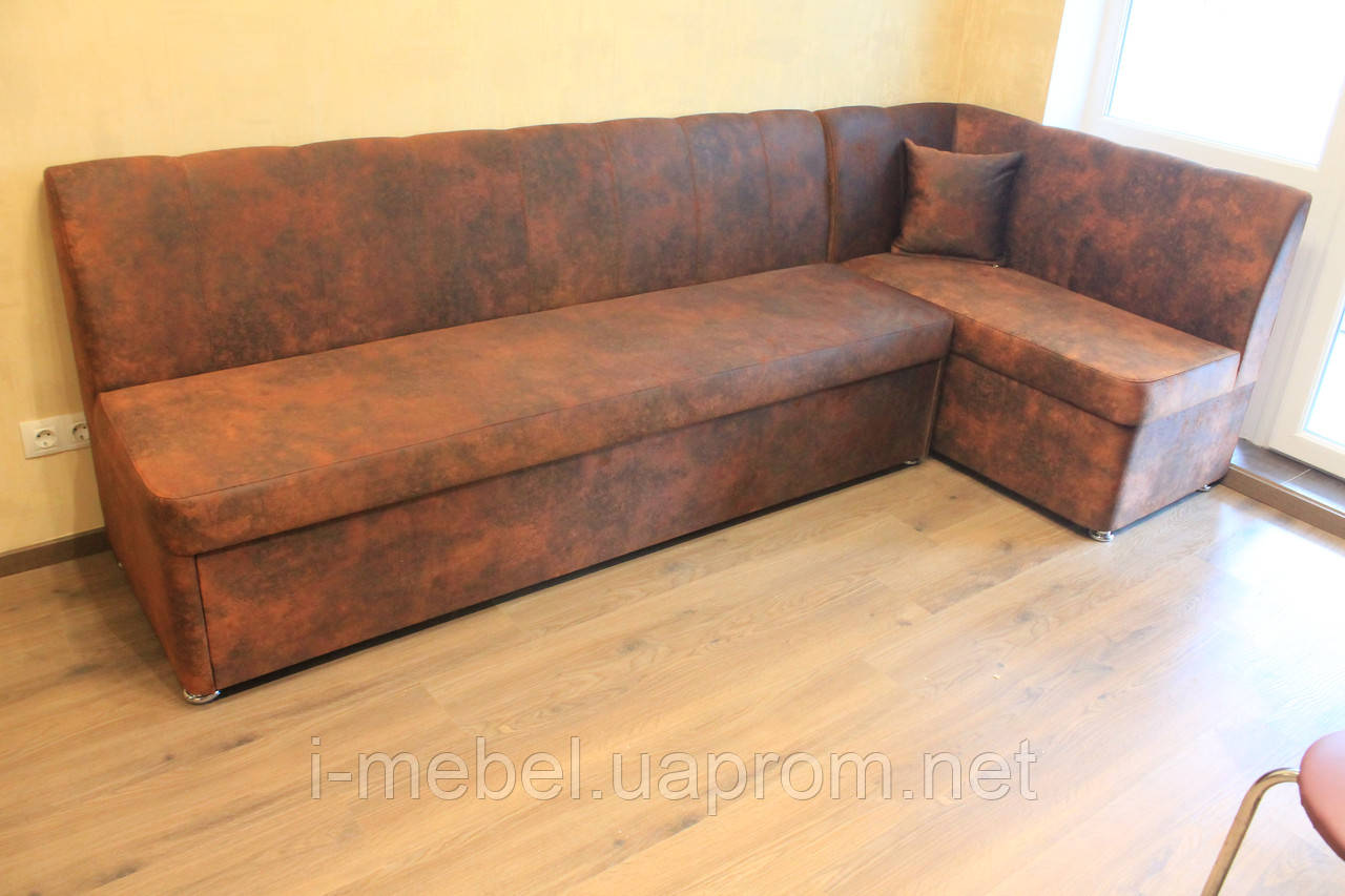 

Раскладной кухонный угловой диван в замшевой обивке (Шоколадный)
