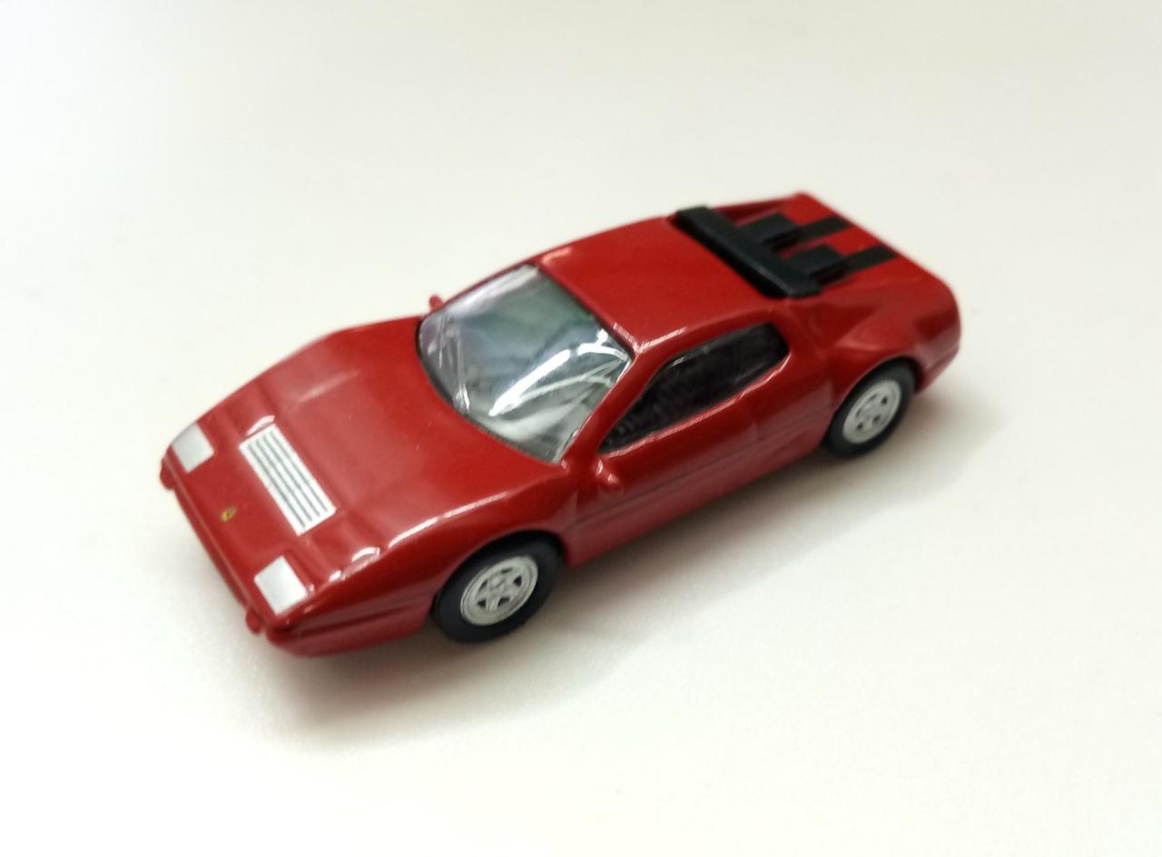Модель Ferrari micro cars 512 BBi в масштабе 1:100 (красный)