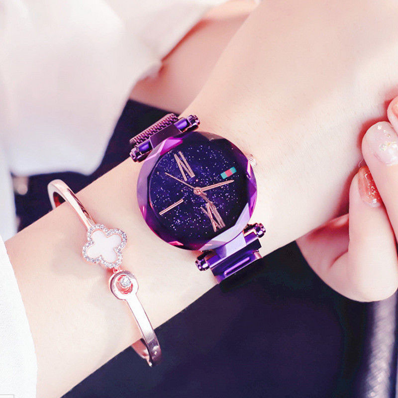 

Женские наручные часы Starry Sky Watch Purple с магнитной застежкой