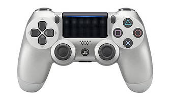 Джойстик геймпад DualShock 4 PS4 wireless controller плейстейшн Серебристый