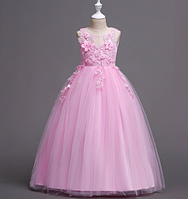 Нарядное нежно розовое платье длинное.  Ball Gown Pink Long Dress