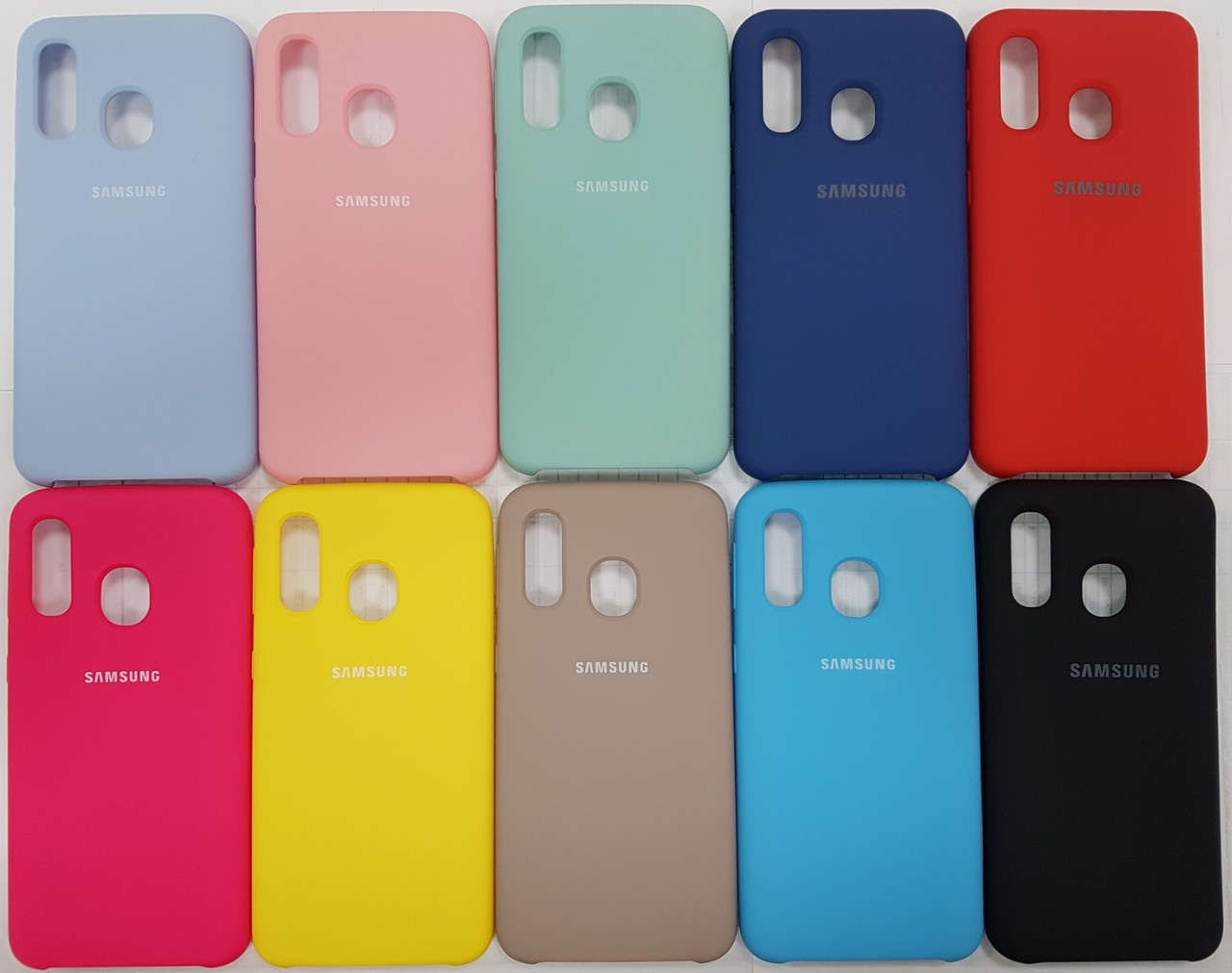 

Чехол накладка Silicone Case Samsung A40