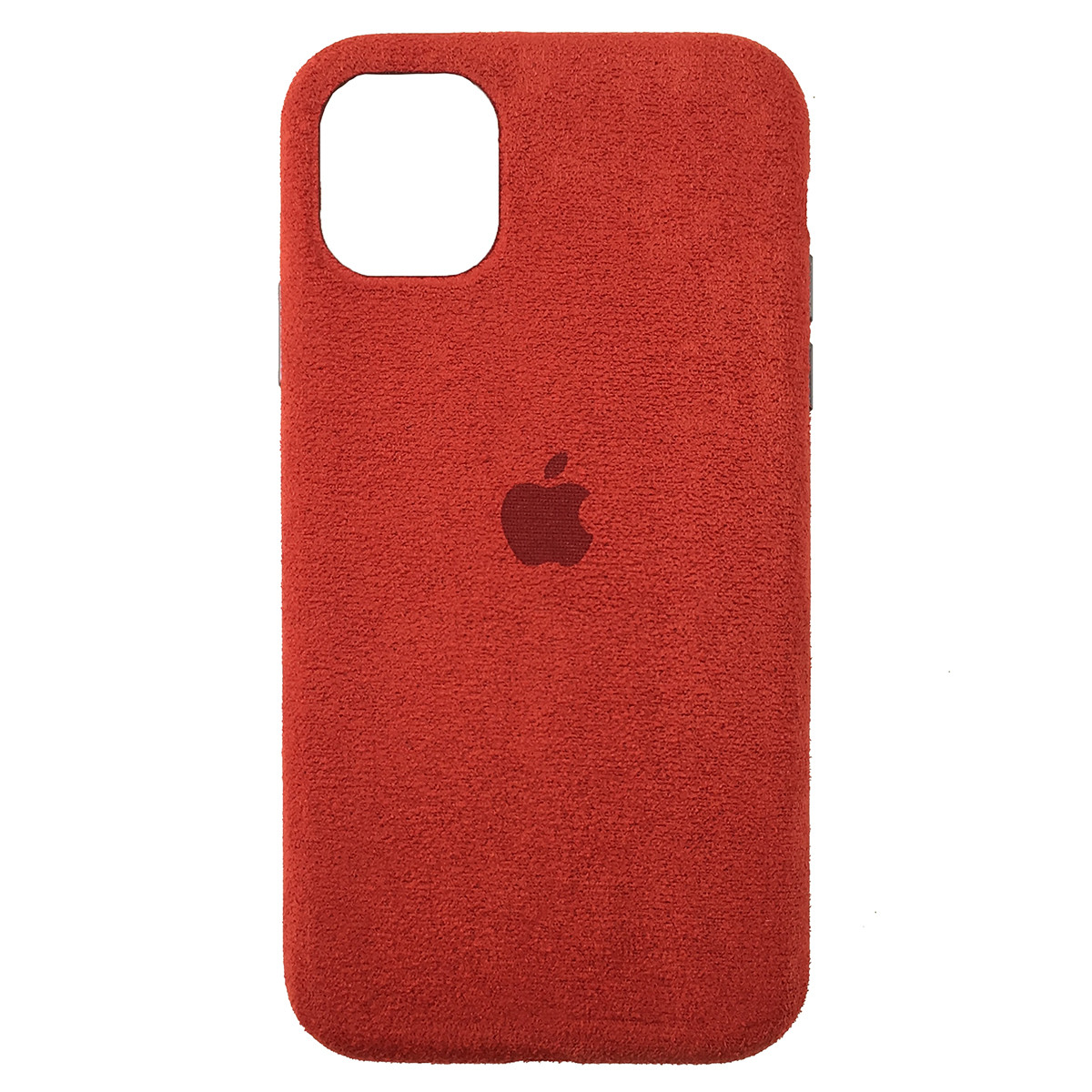 

Чехол накладка для iPhone 11 Pro Max Alcantara Full red, Красный