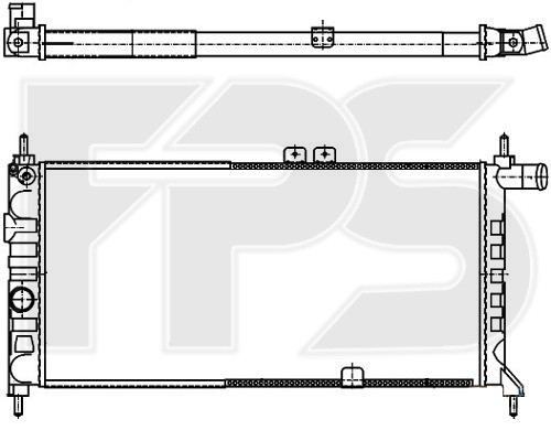 

Радиатор OPEL KADETT E