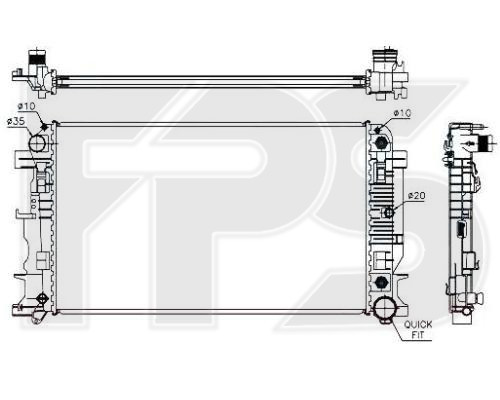 

Радиатор MERCEDES SPRINTER 06-