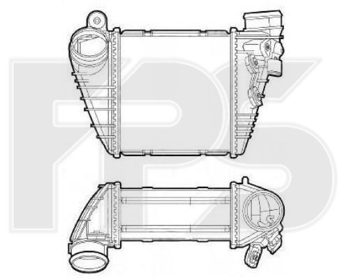 

Интеркулер SKODA OCTAVIA 97-10 (1U2/1U5)