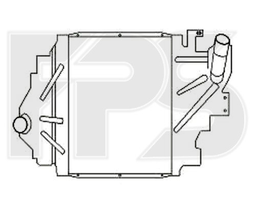 

Интеркулер RENAULT CLIO II 01-05 (B0/1/2)