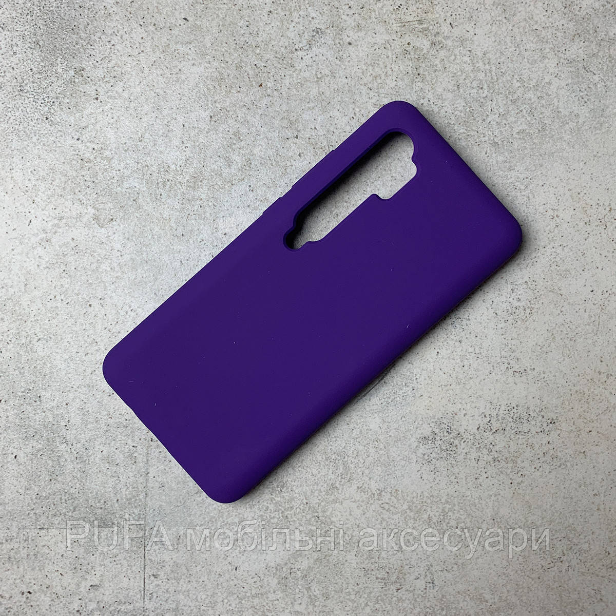 

Чохол-накладка Silicone Cover Full Protective WAVE Xiaomi Mi Note 10 Dark violet, Фіолетовий