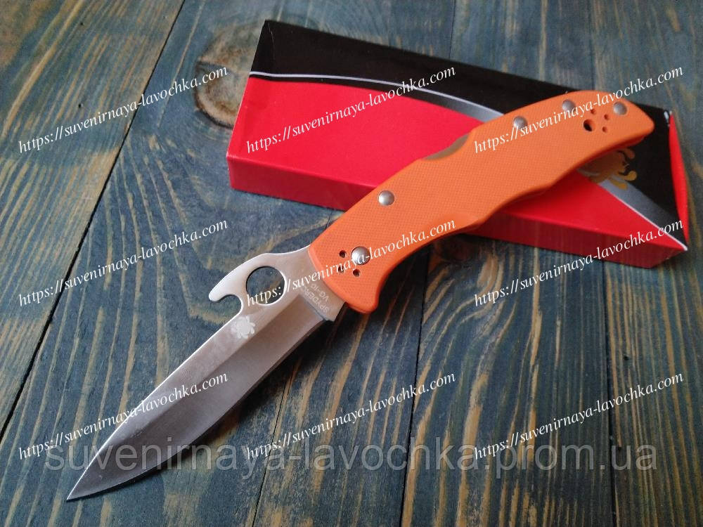 

Нож складной VG-10-O Spyder Knives Orange