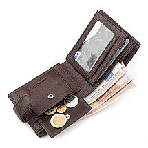 Чоловічий гаманець ST Leather 18310 (ST103) натуральна шкіра Коричневий, фото 3
