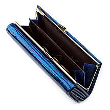 Кошелек женский ST Leather 18394 (S3001A) вместительный Синий, фото 3